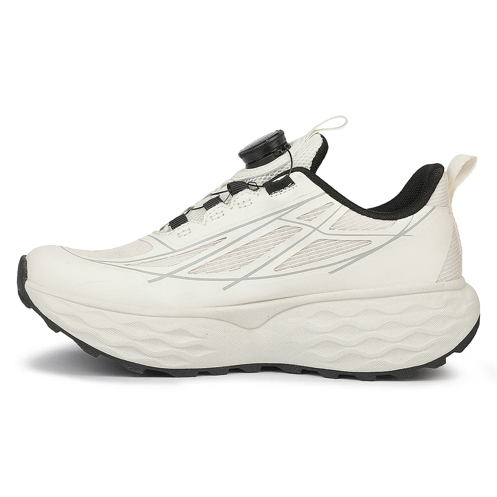 Leap7X ZQ-WFL-04 Off White Twist & Go Sports Non Lacing Walking Shoes for Women By Liberty - Image 6