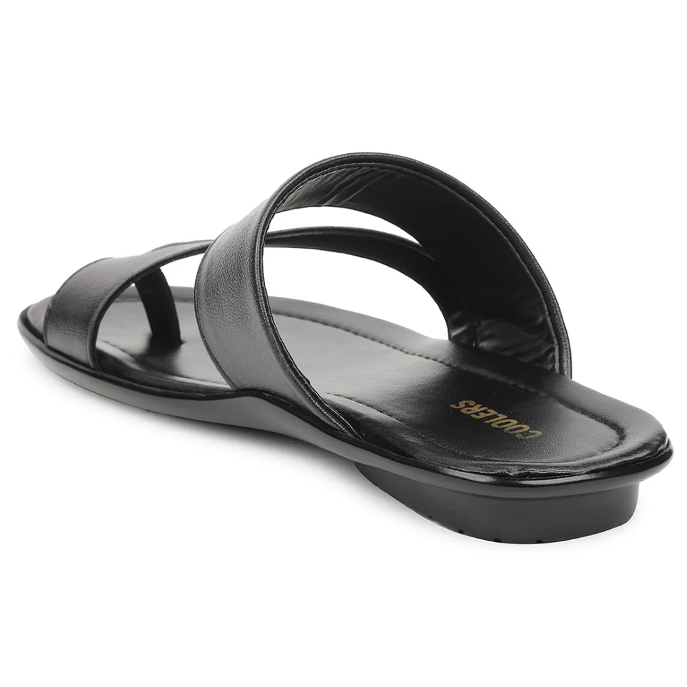 Coolers Black Casual Slipper For Men COOL99-701 By Liberty - Image 5