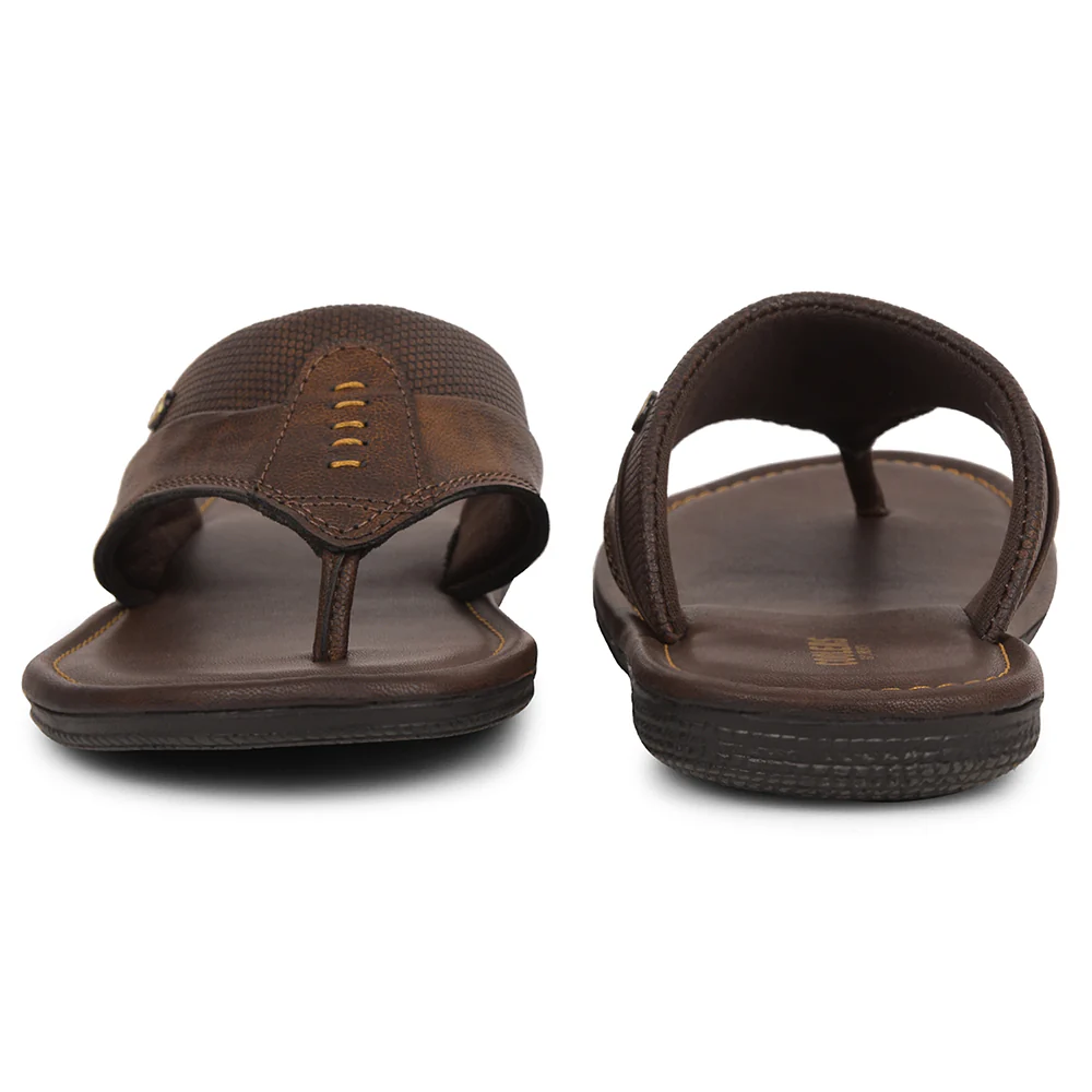 Coolers Brown Casual Slipper For Men AOL-13 By Liberty - Image 6