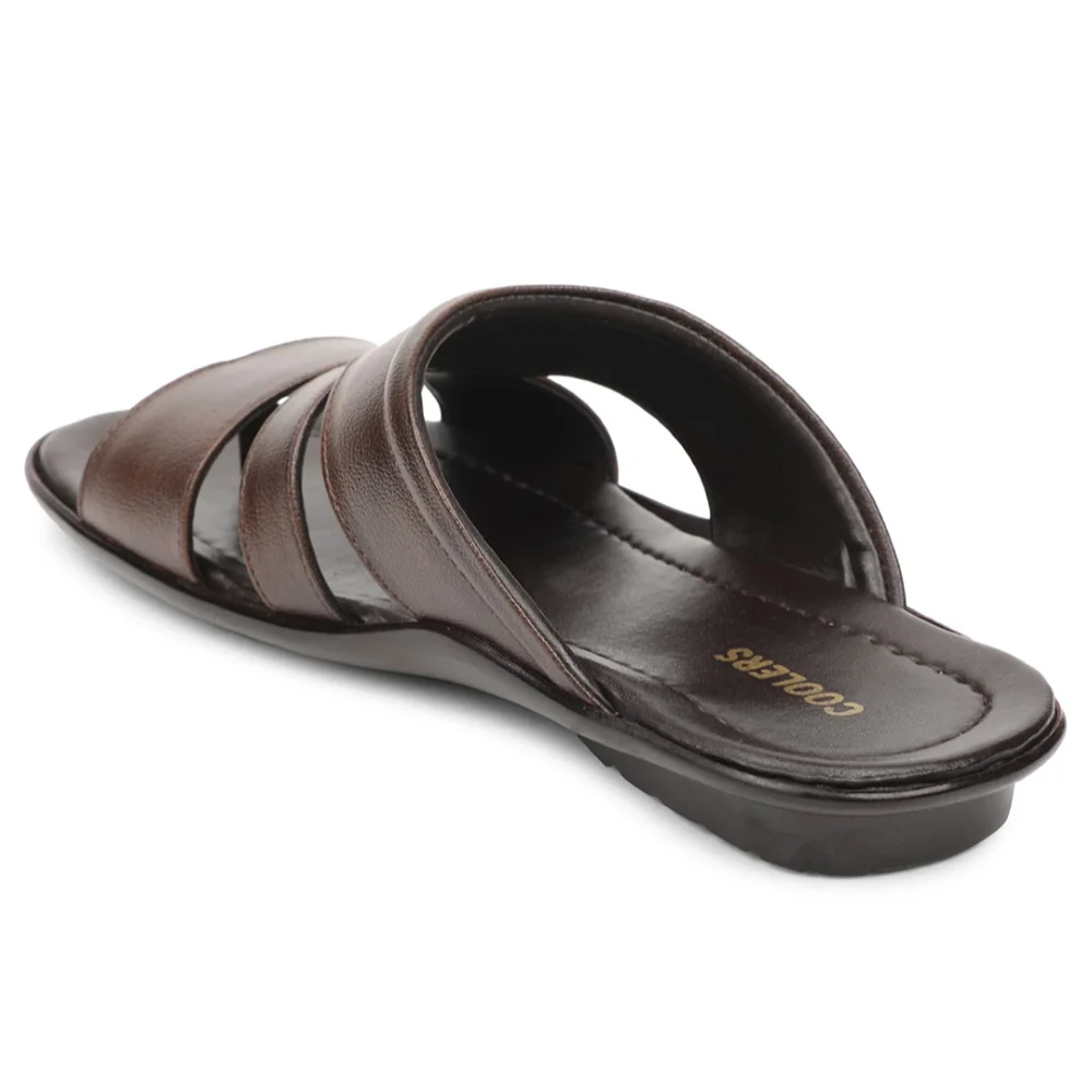 Coolers Brown Casual Slipper For Men COOL99-704 By Liberty - Image 5