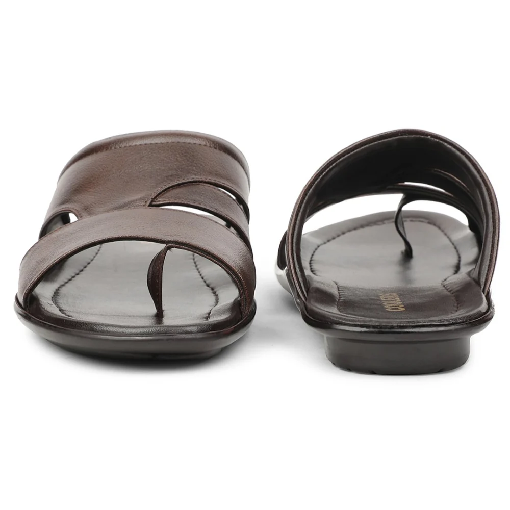 Coolers Brown Casual Slipper For Men COOL99-704 By Liberty - Image 6
