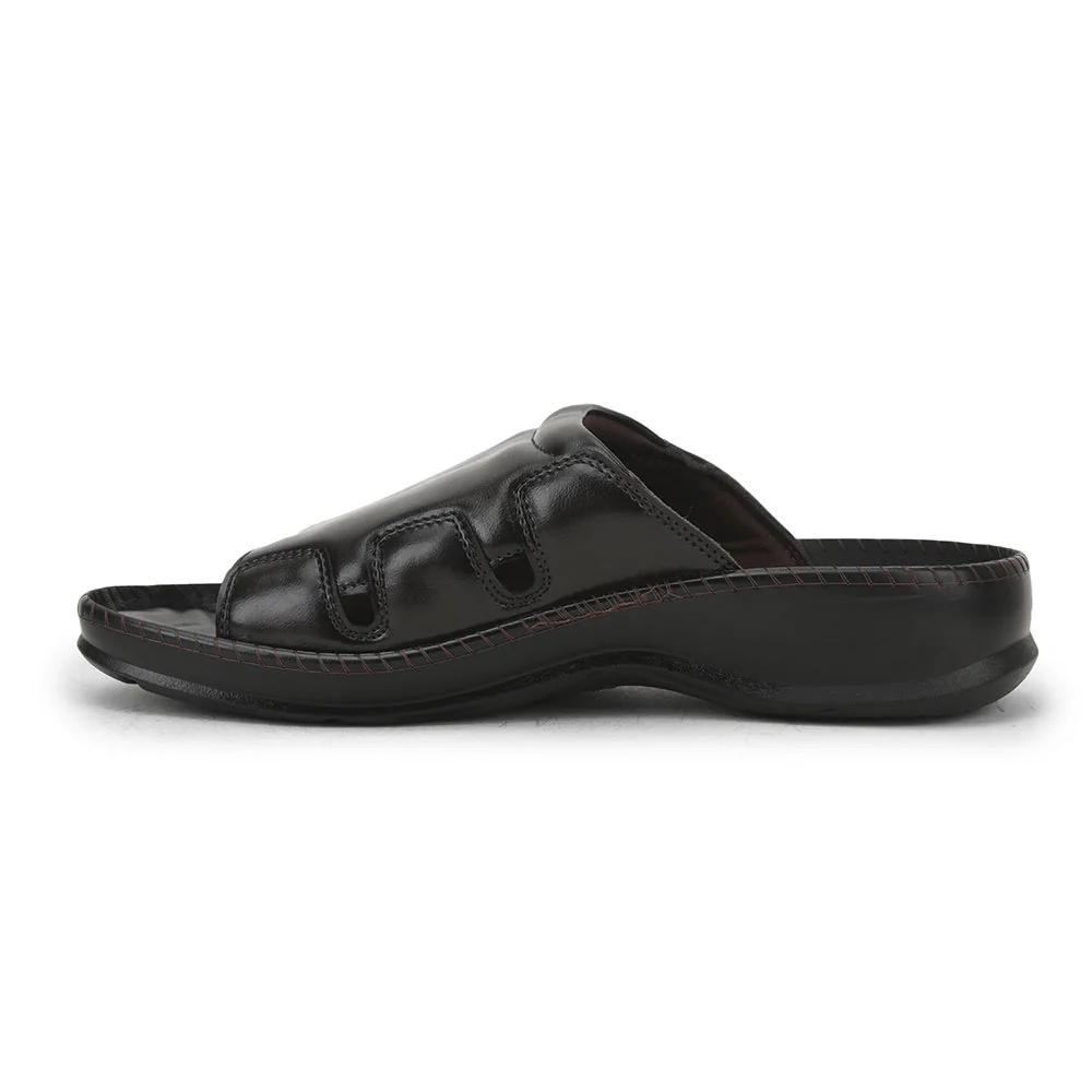 Coolers Brown Casual Slippers For Men META-2 By Liberty - Image 3