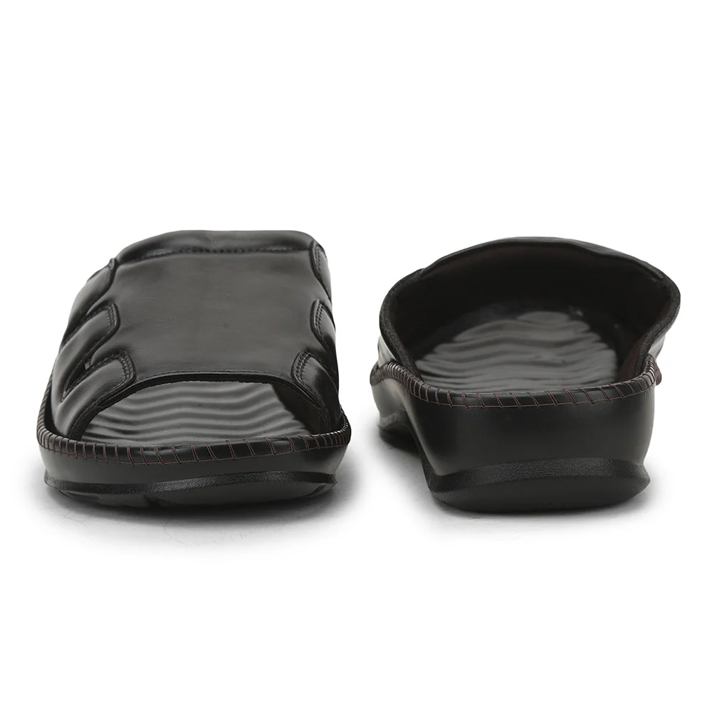 Coolers Brown Casual Slippers For Men META-2 By Liberty - Image 5