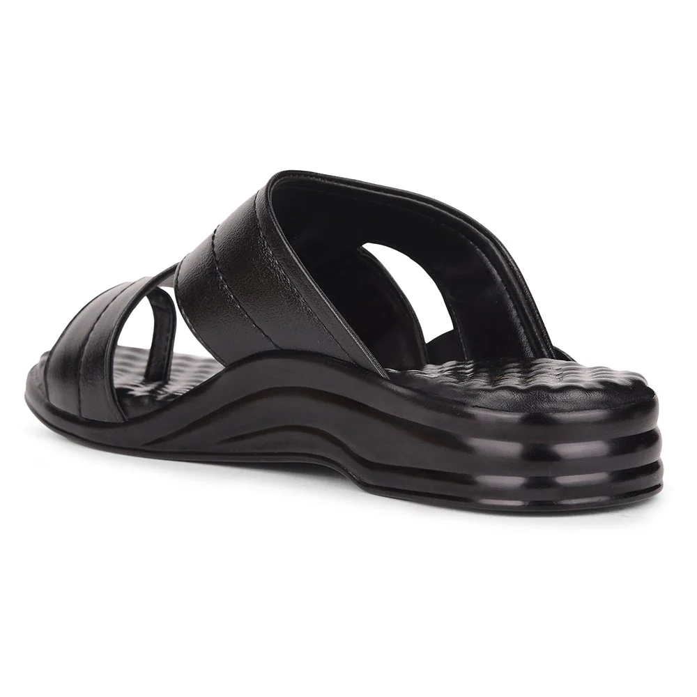Coolers By Liberty 7123-600 Casual Slippers For Men - Black - Image 4