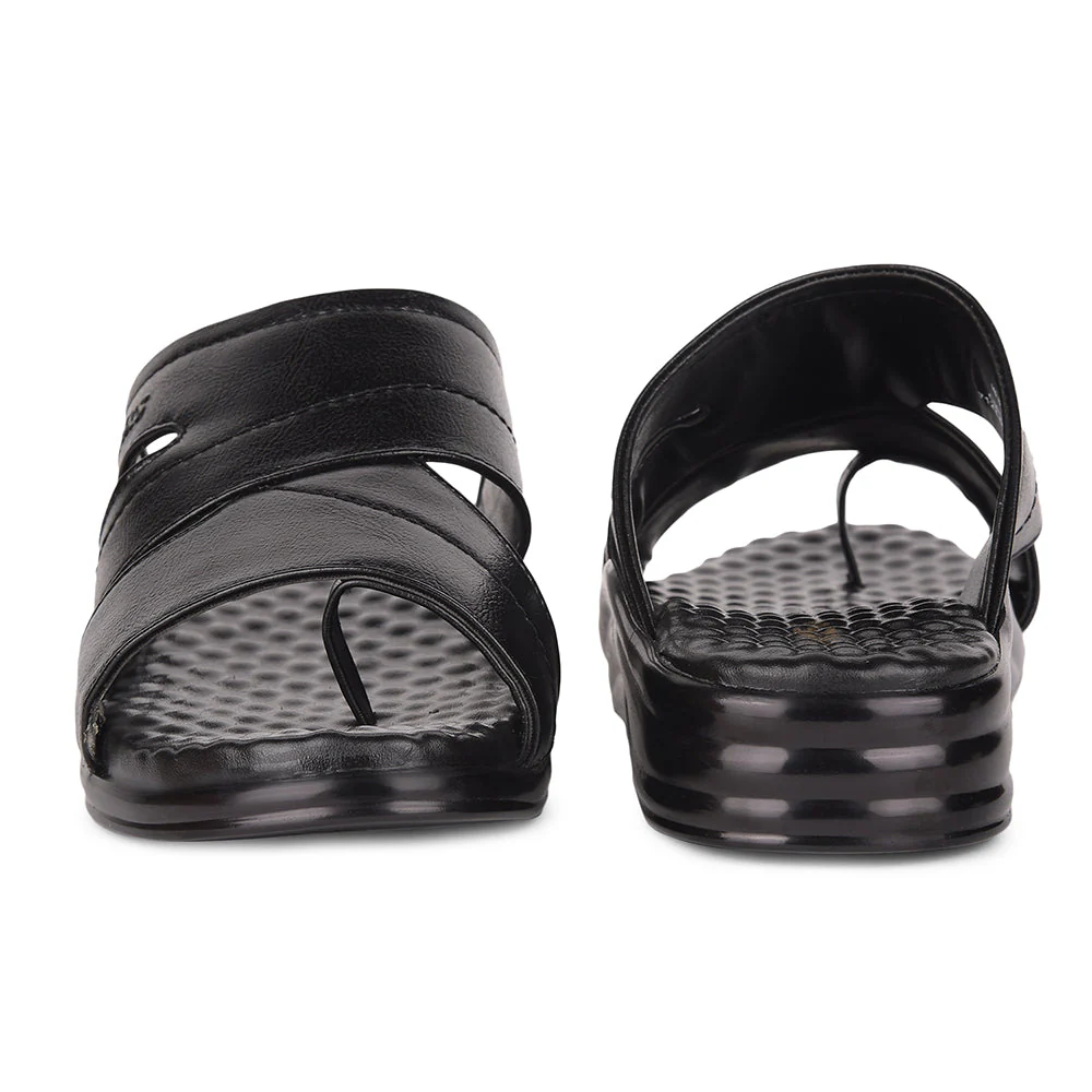 Coolers By Liberty 7123-600 Casual Slippers For Men - Black - Image 5
