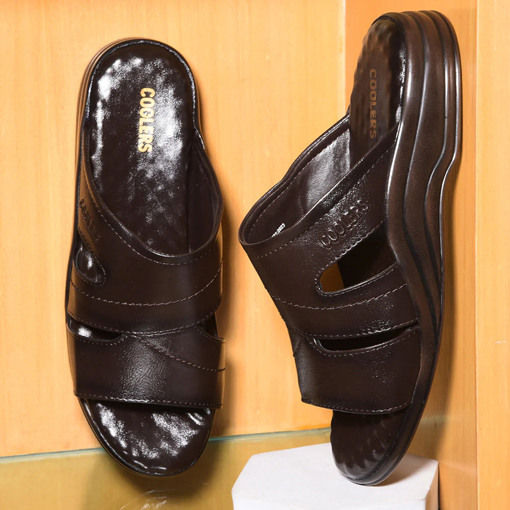 Coolers By Liberty 7123-600 Casual Slippers For Men - Brown - Image 4