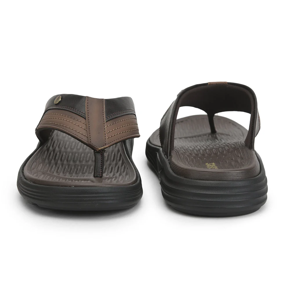Coolers By Liberty ALP-01 Casual Flip-Flop For Men Tan - Image 4