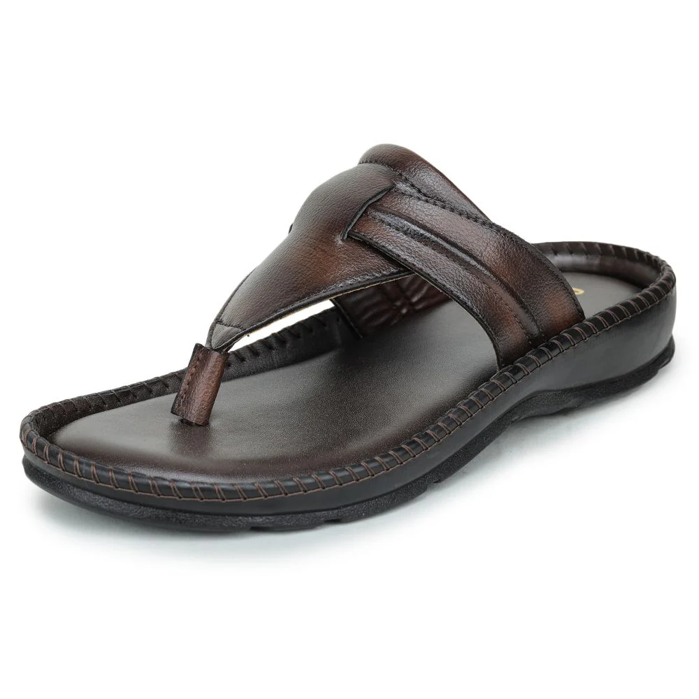 Coolers By Liberty AVN-24 Casual Brown Slippers For Men - Image 6