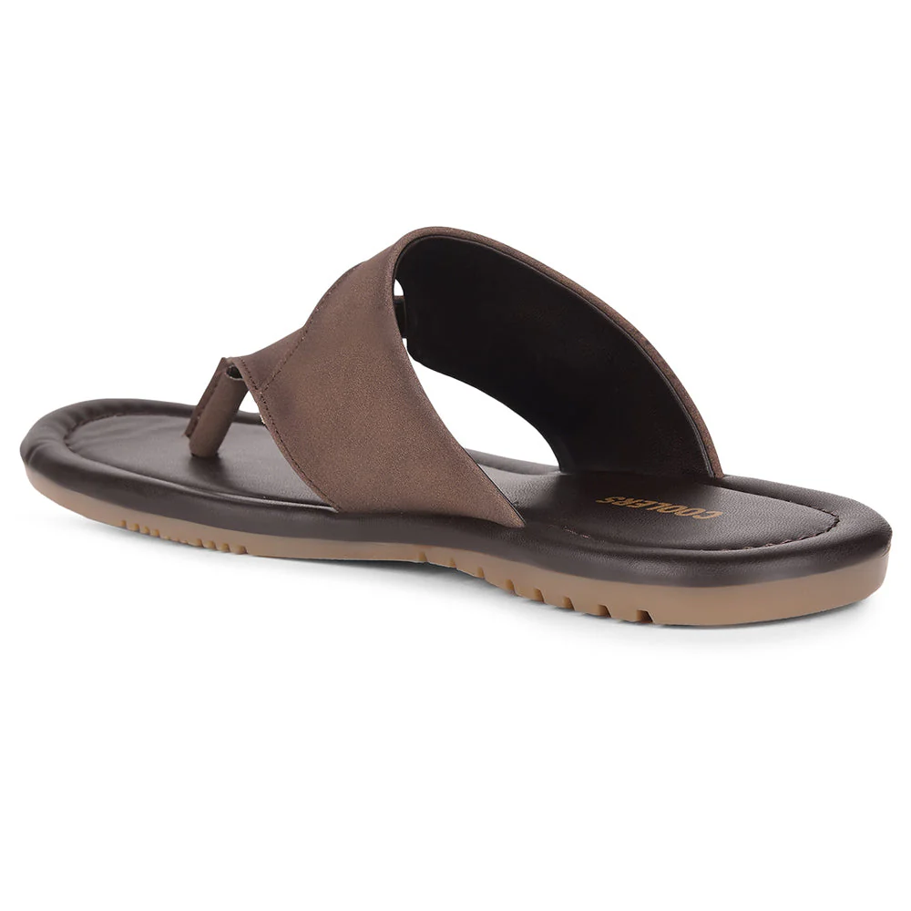Coolers By Liberty CAROL-60 Casual Slippers For Men - Brown - Image 4