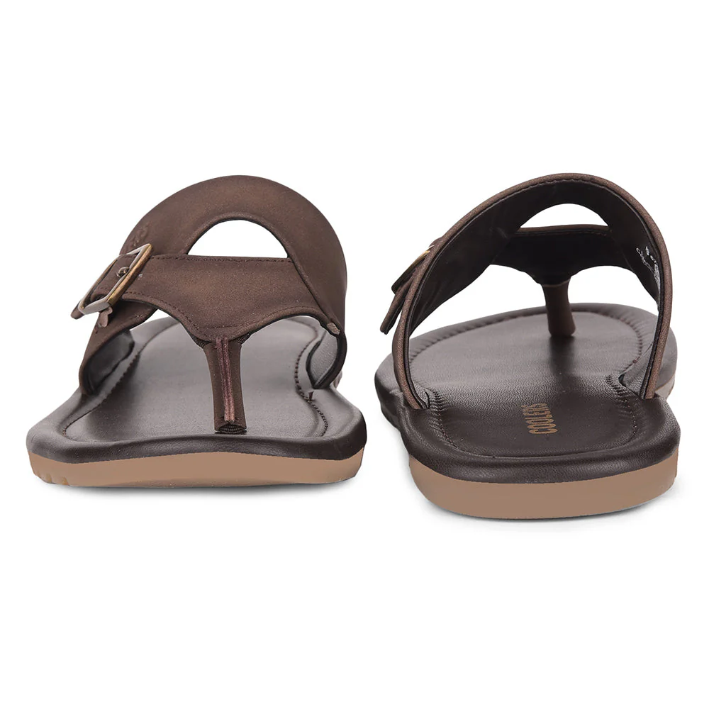 Coolers By Liberty CAROL-60 Casual Slippers For Men - Brown - Image 5