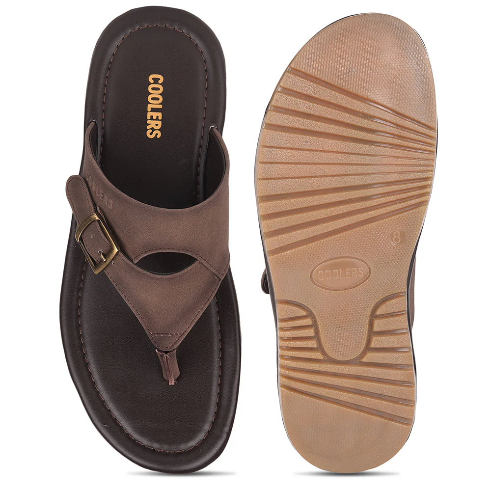 Coolers By Liberty CAROL-60 Casual Slippers For Men - Brown - Image 6
