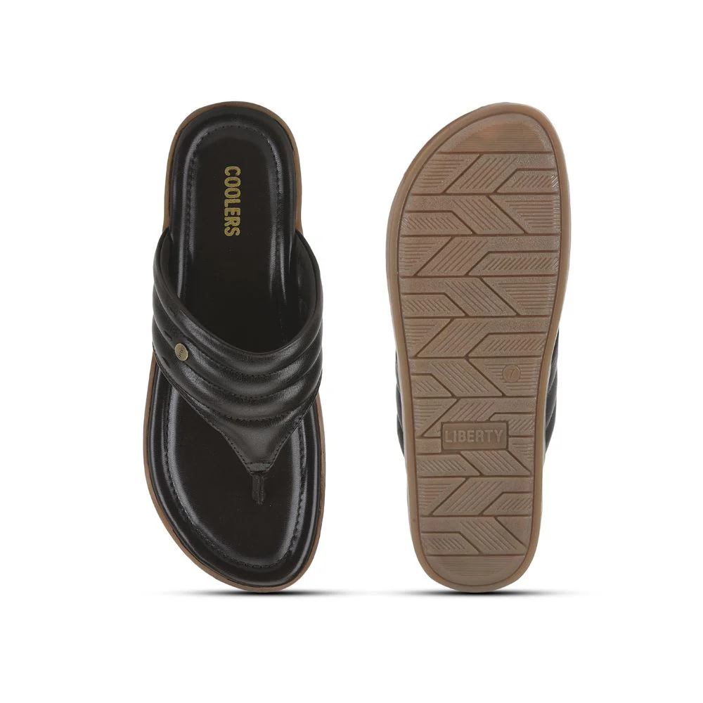 Coolers By Liberty Formal Slippers For Men Brown CAROL-51D - Image 4