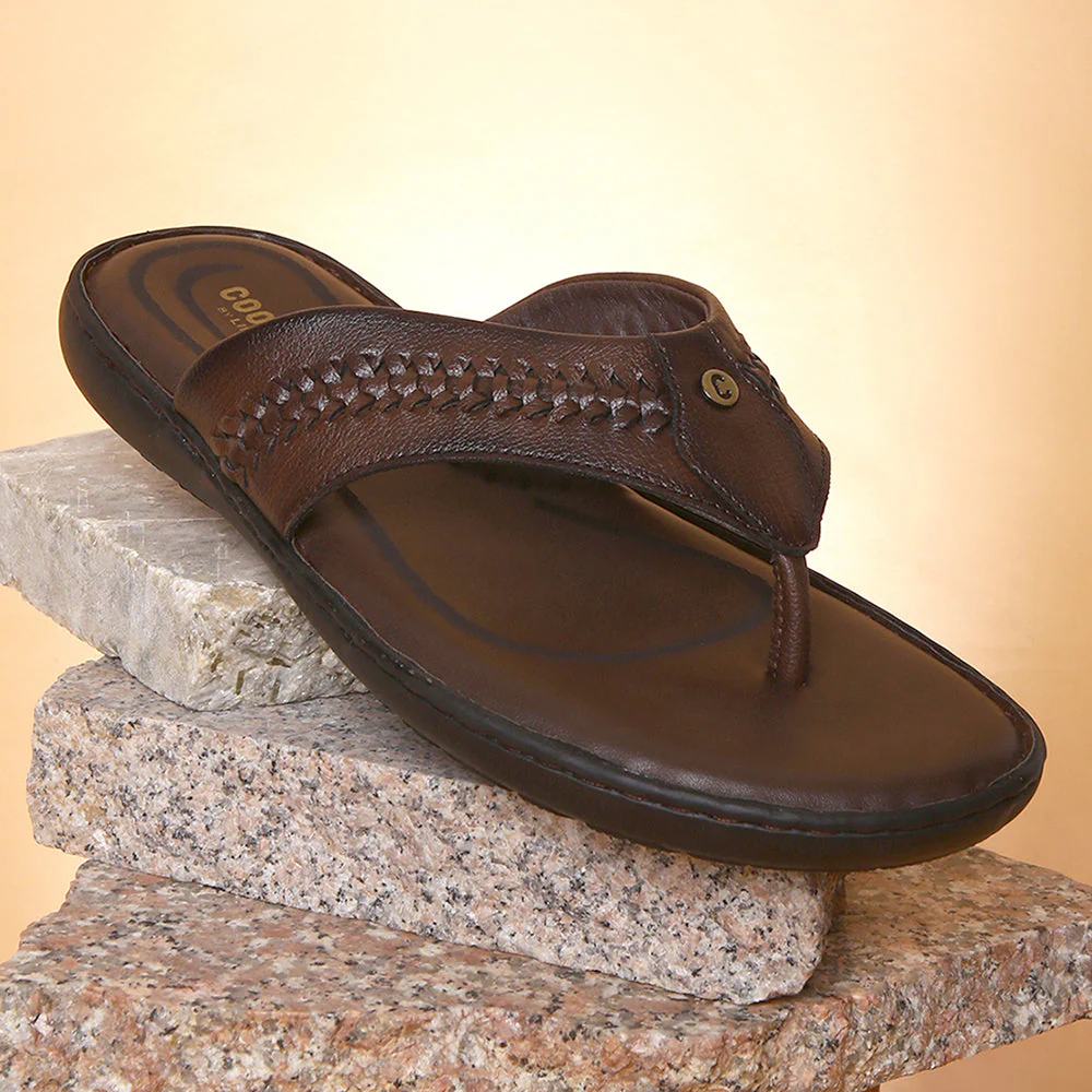 Coolers By Liberty LFL-11 Formal Brown Slippers & Flip-Flop For Men - Image 4