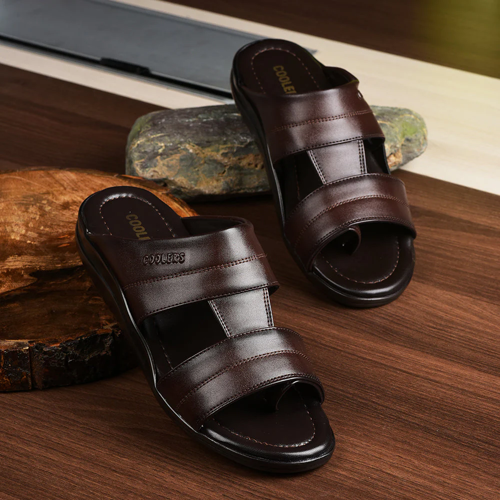 Coolers By Liberty Men 7193-500 Brown Casual Slippers - Image 4