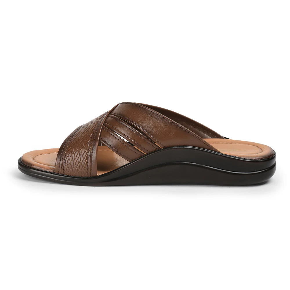 Coolers By Liberty Men DON Tan Casual Slippers - Image 3