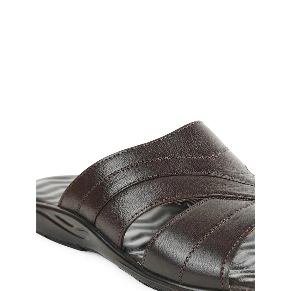 Coolers By Liberty Men LG-751 Brown Casual Slippers - Image 5