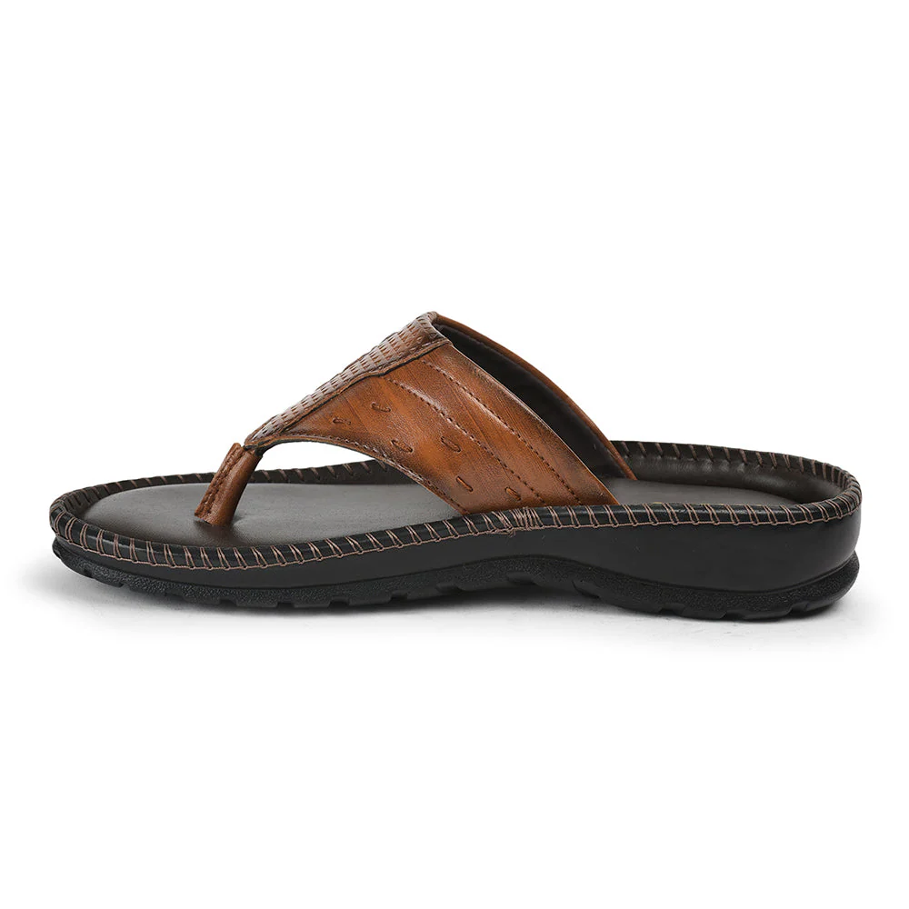 Coolers By Liberty Men VCL-13 Tan Casual Slipper - Image 3