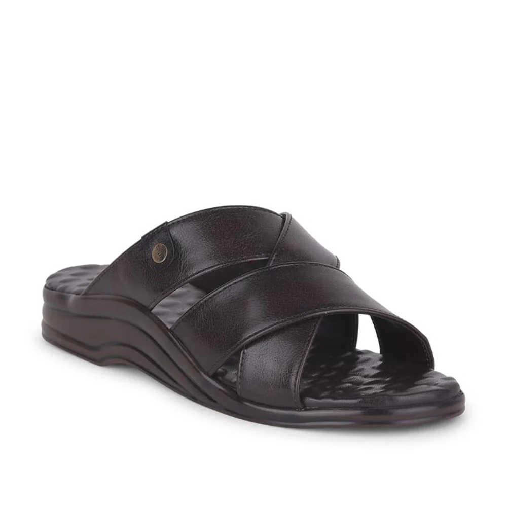 Coolers By Liberty Mens 7123-901 Brown Casual Slippers