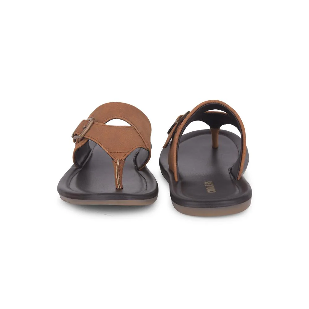 Coolers By Liberty Mens CAROL-60 Tan Casual Slipper - Image 5