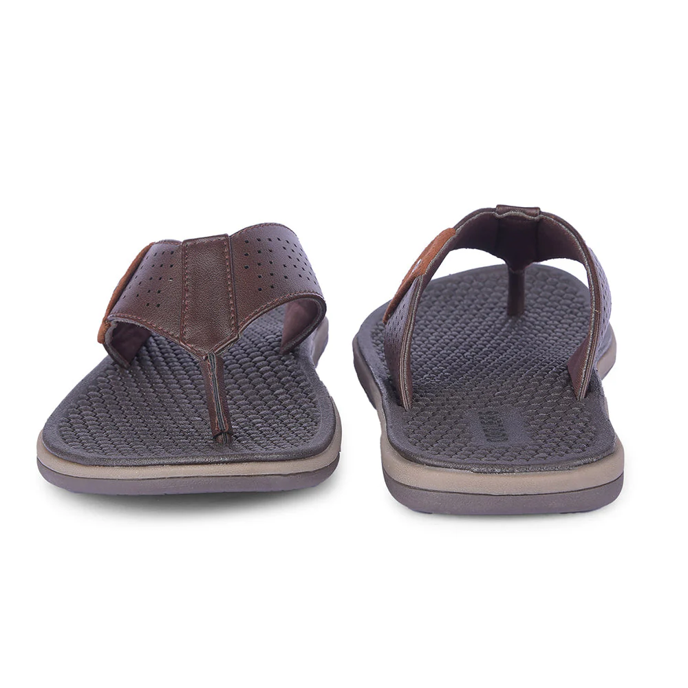 Coolers By Liberty Mens CSS-2 Brown Casual Slipper - Image 5