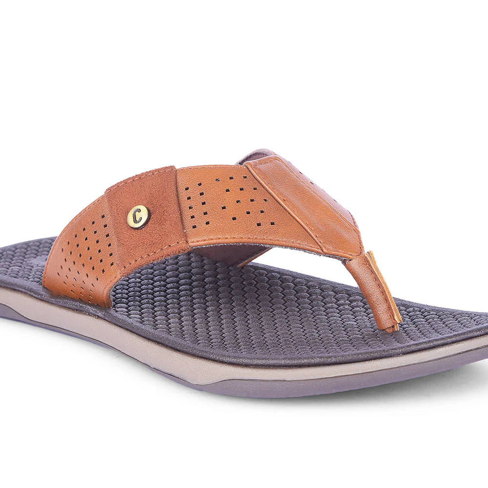 Coolers By Liberty Mens CSS-2 Tan Casual Slipper - Image 6