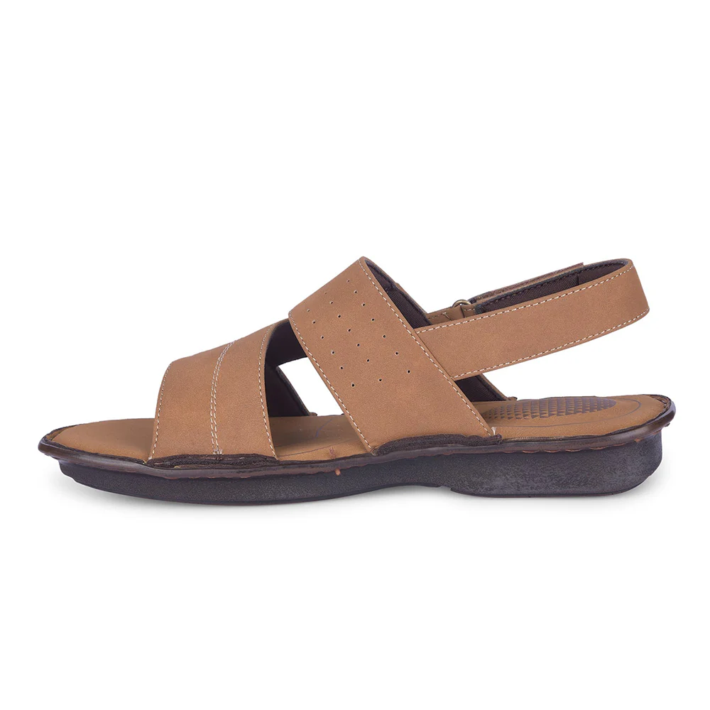 Coolers By Liberty Mens LIONARDO Tan Casual Sandal - Image 3