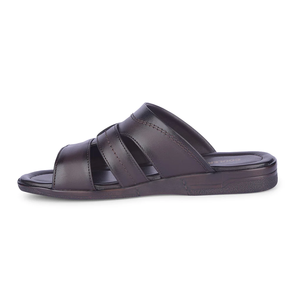 Coolers By Liberty Mens ZUNAIRIO-E Brown Casual Slippers - Image 3