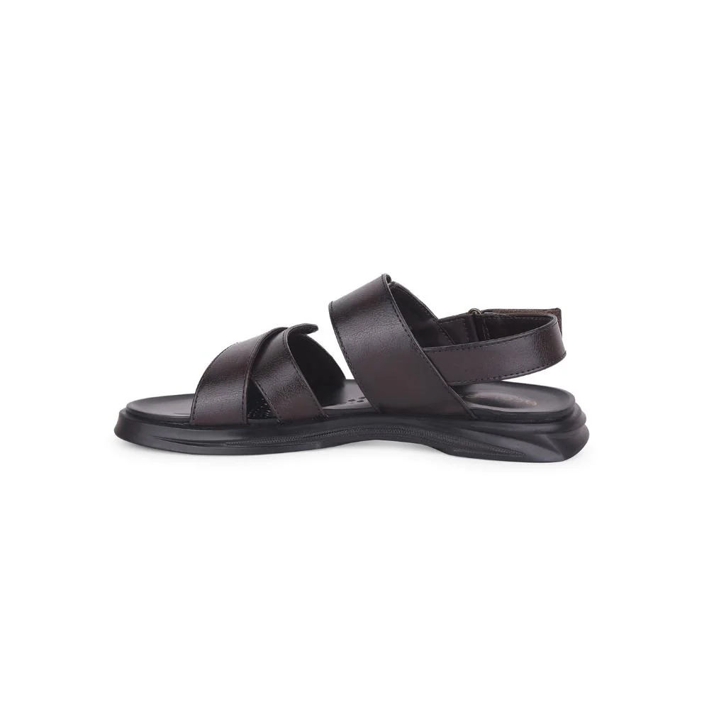 Coolers By Liberty WILFRED-1 Mens Brown Formal Sandal - Image 3