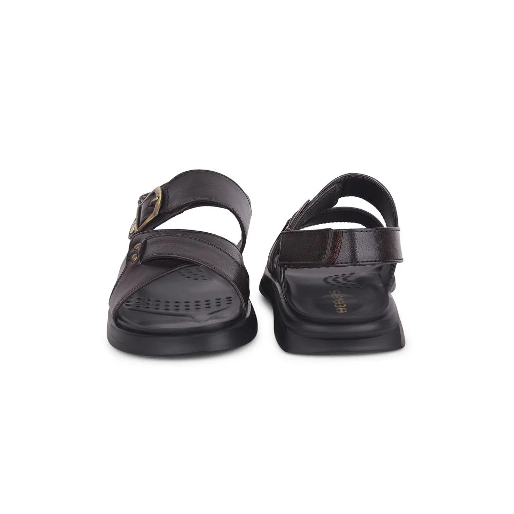 Coolers By Liberty WILFRED-1 Mens Brown Formal Sandal - Image 5