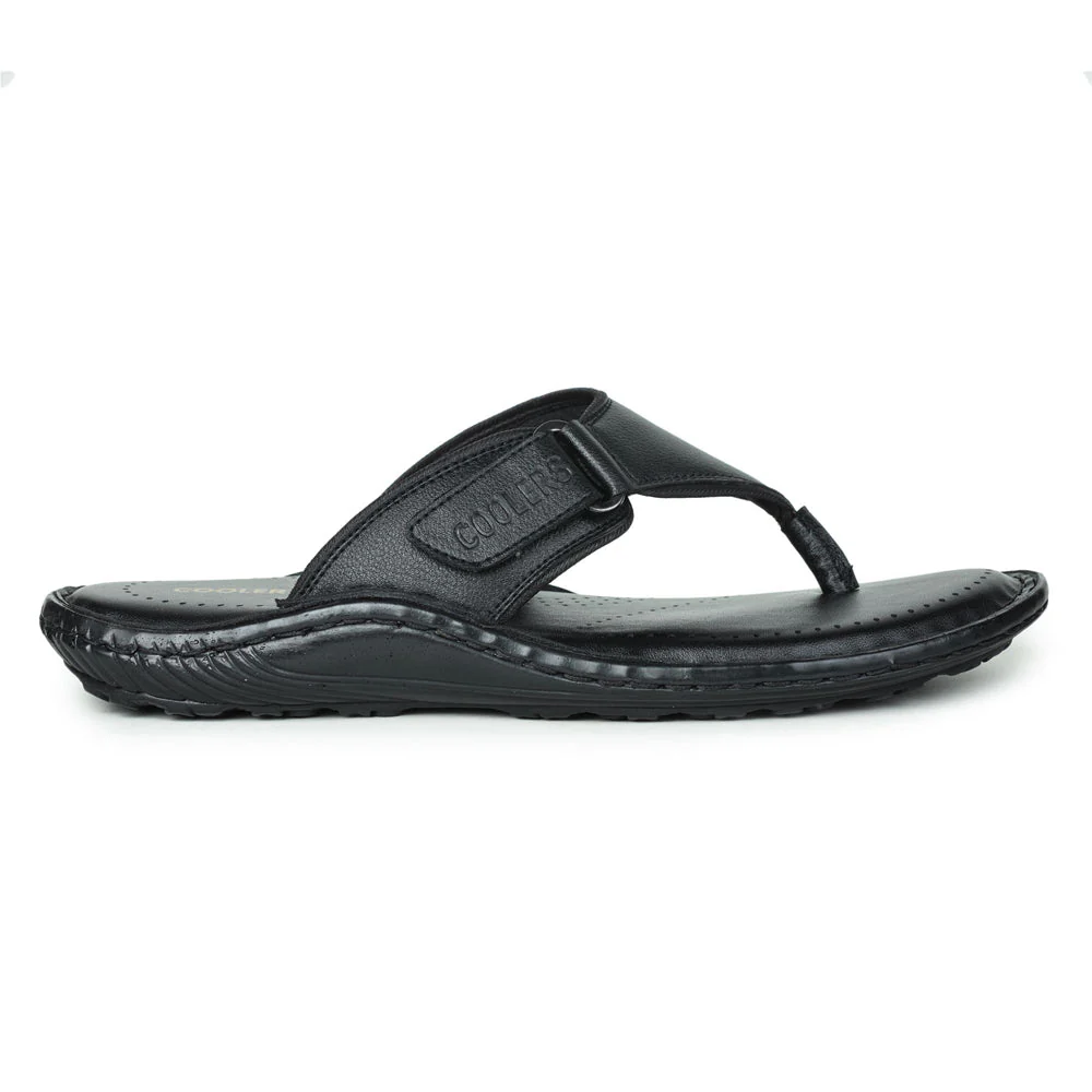 Coolers Casual (Black) Slipper For Men BRL-5 By Liberty - Image 2