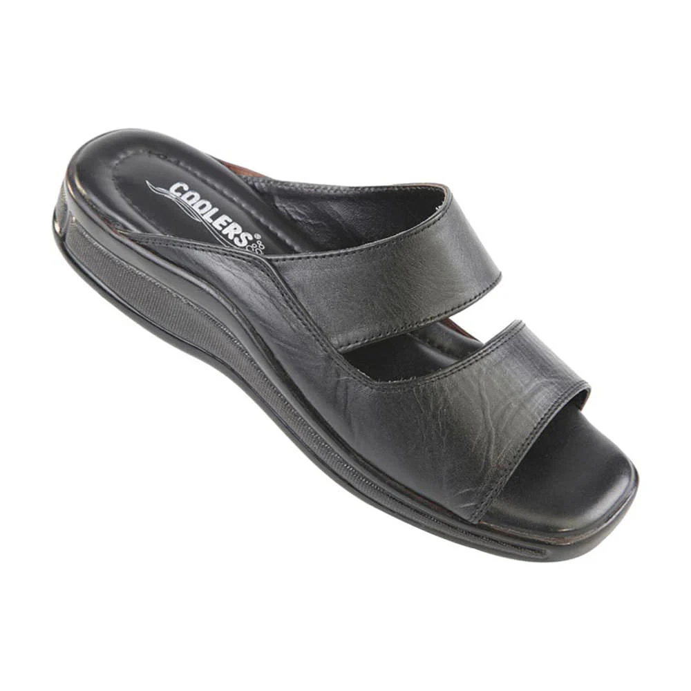 Coolers Casual Black Slippers For Men 2050-02 By Liberty - Image 6