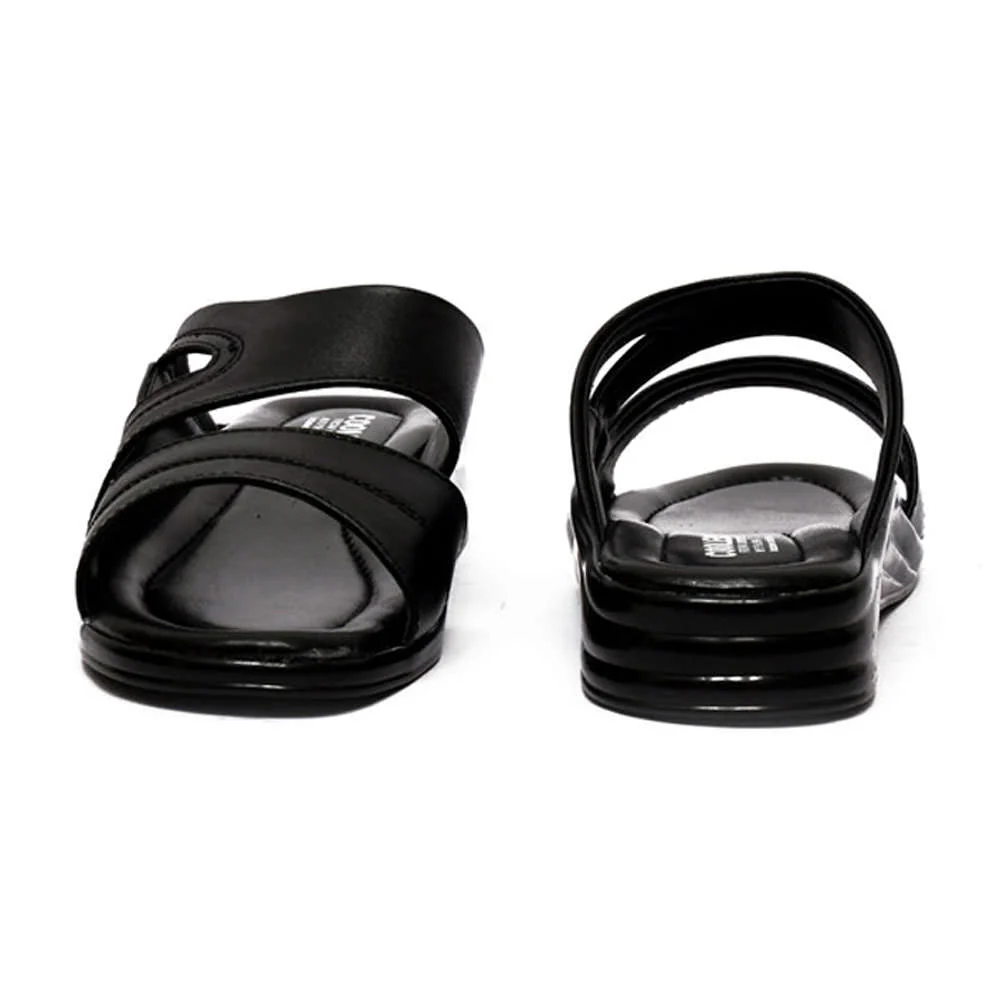 Coolers Casual (Black) Slippers For Men 7123-143 By Liberty - Image 6