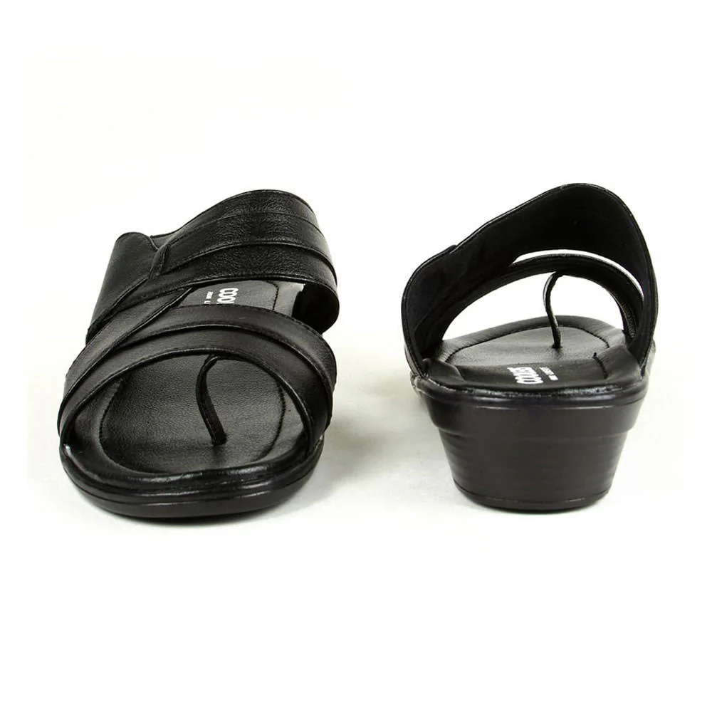 Coolers Casual (Black) Slippers For Men 7153-601 By Liberty - Image 4