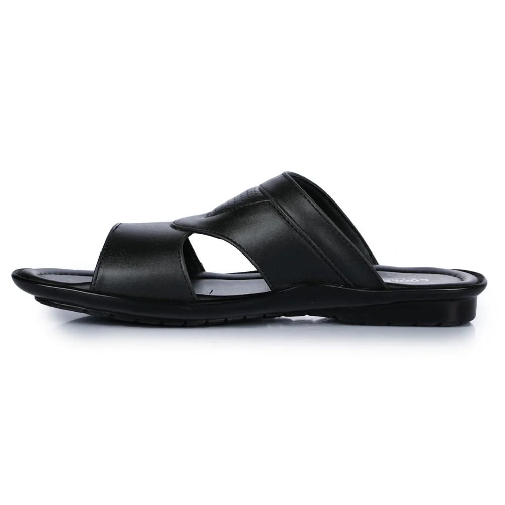 Coolers Casual (Black) Slippers For Men COOL99-105 By Liberty - Image 2
