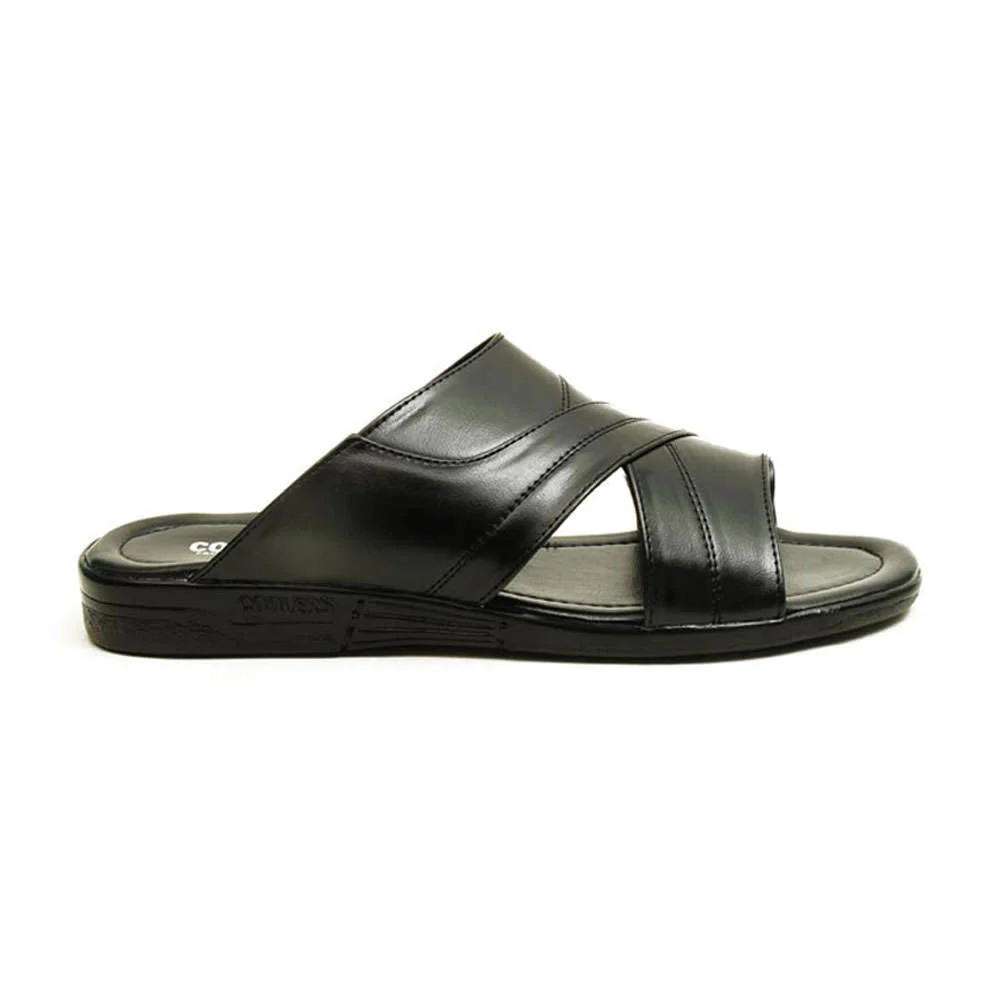 Coolers Casual (Black) Slippers For Men LG-1285 By Liberty - Image 2