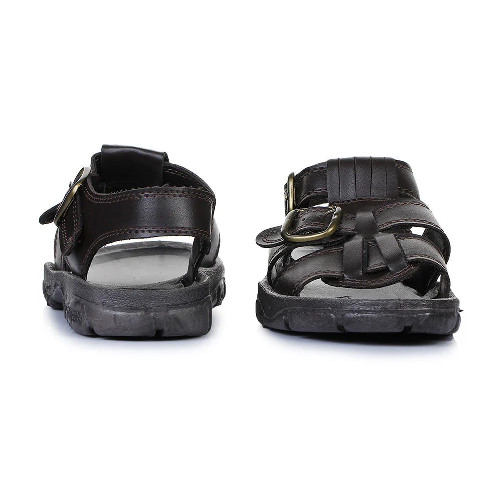 Coolers Casual (Brown) Sandals For Men SEMSON-N By Liberty - Image 6