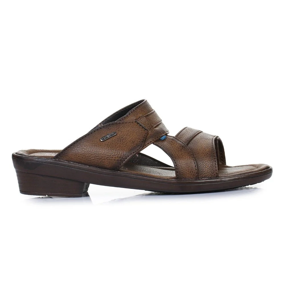 Coolers Casual (Brown) Slippers For Men 7153-601N By Liberty - Image 2