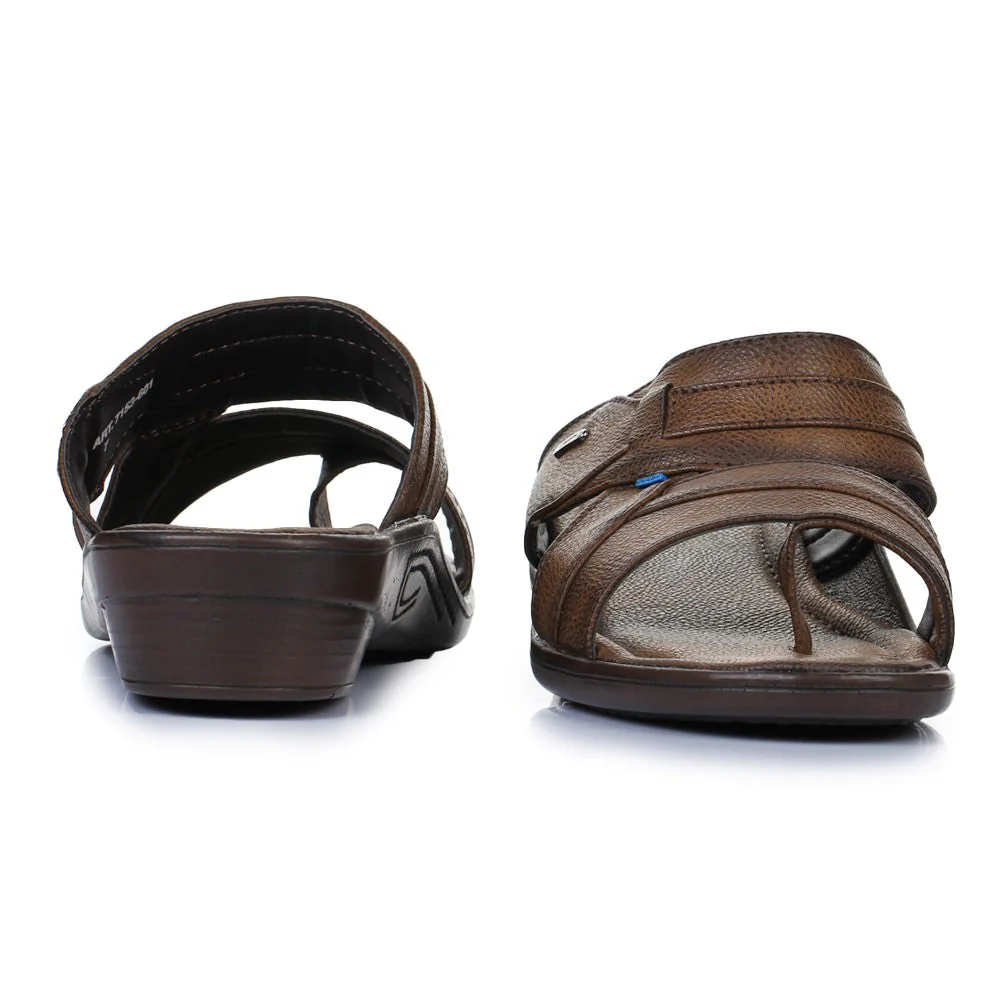 Coolers Casual (Brown) Slippers For Men 7153-601N By Liberty - Image 5