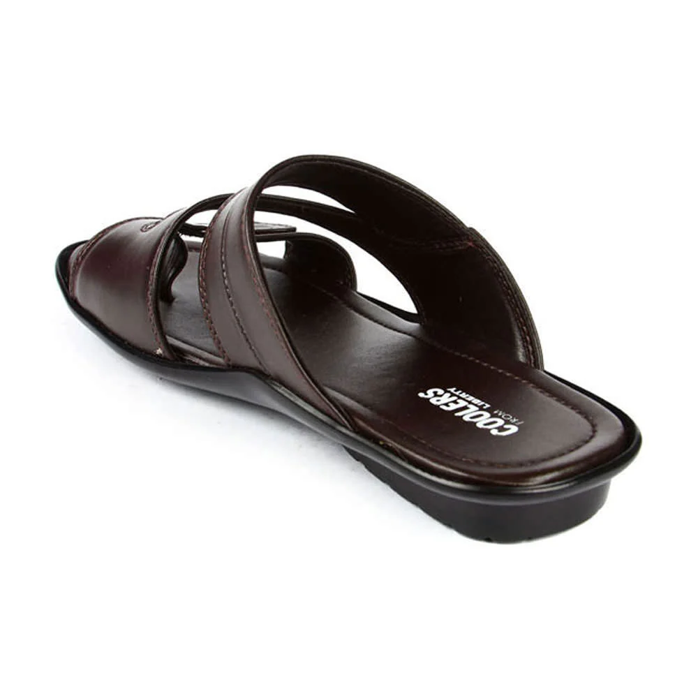 Coolers Casual (Brown) Slippers For Men COOL99-13 By Liberty - Image 3