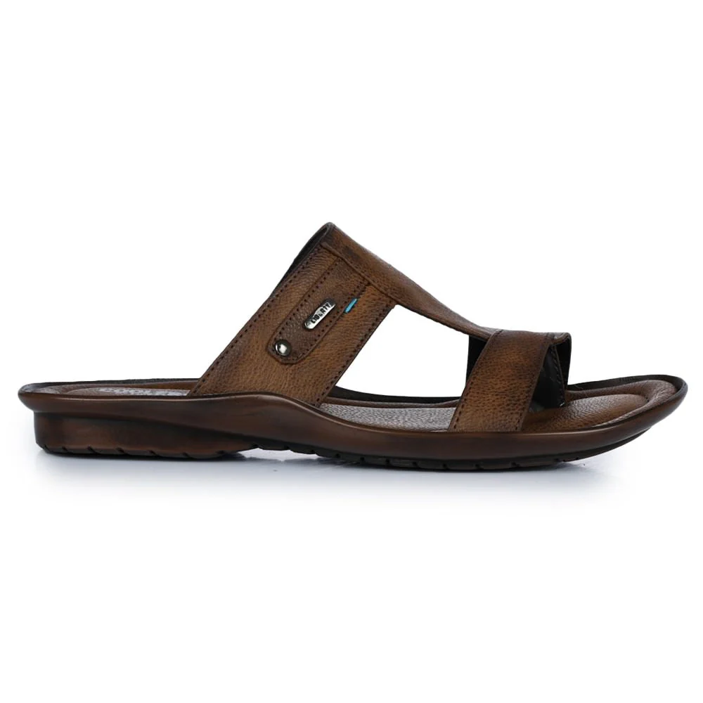 Coolers Casual (Brown) Slippers For Men LAF-227N By Liberty - Image 2