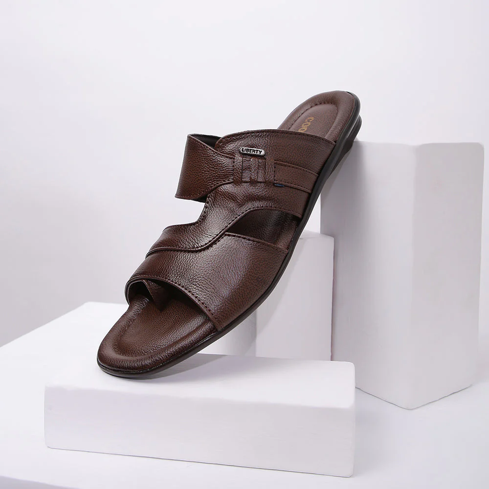 Coolers Casual (Brown) Slippers For Men ORTIZ-21N By Liberty - Image 3
