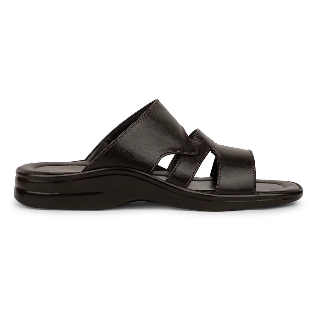 Coolers Casual Dark Brown Slipper For Mens COOL99-611 By Liberty - Image 2