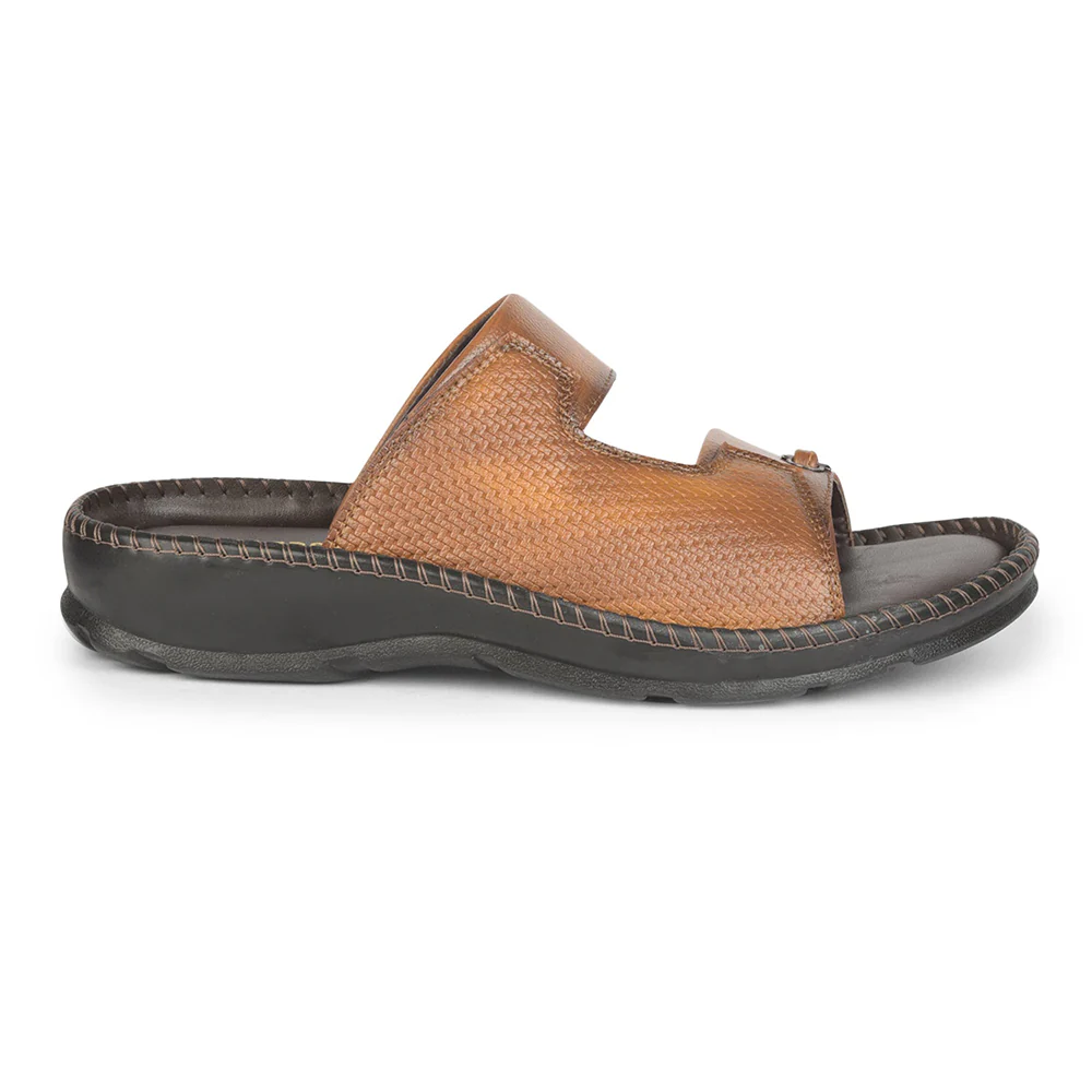 Coolers Casual (Tan) Slippers For Men AVN-21 By Liberty - Image 2