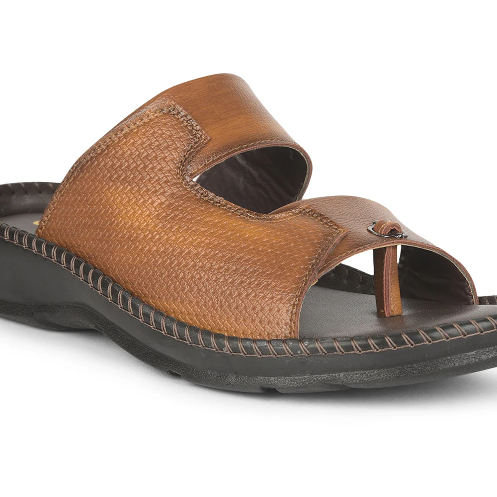 Coolers Casual (Tan) Slippers For Men AVN-21 By Liberty - Image 4