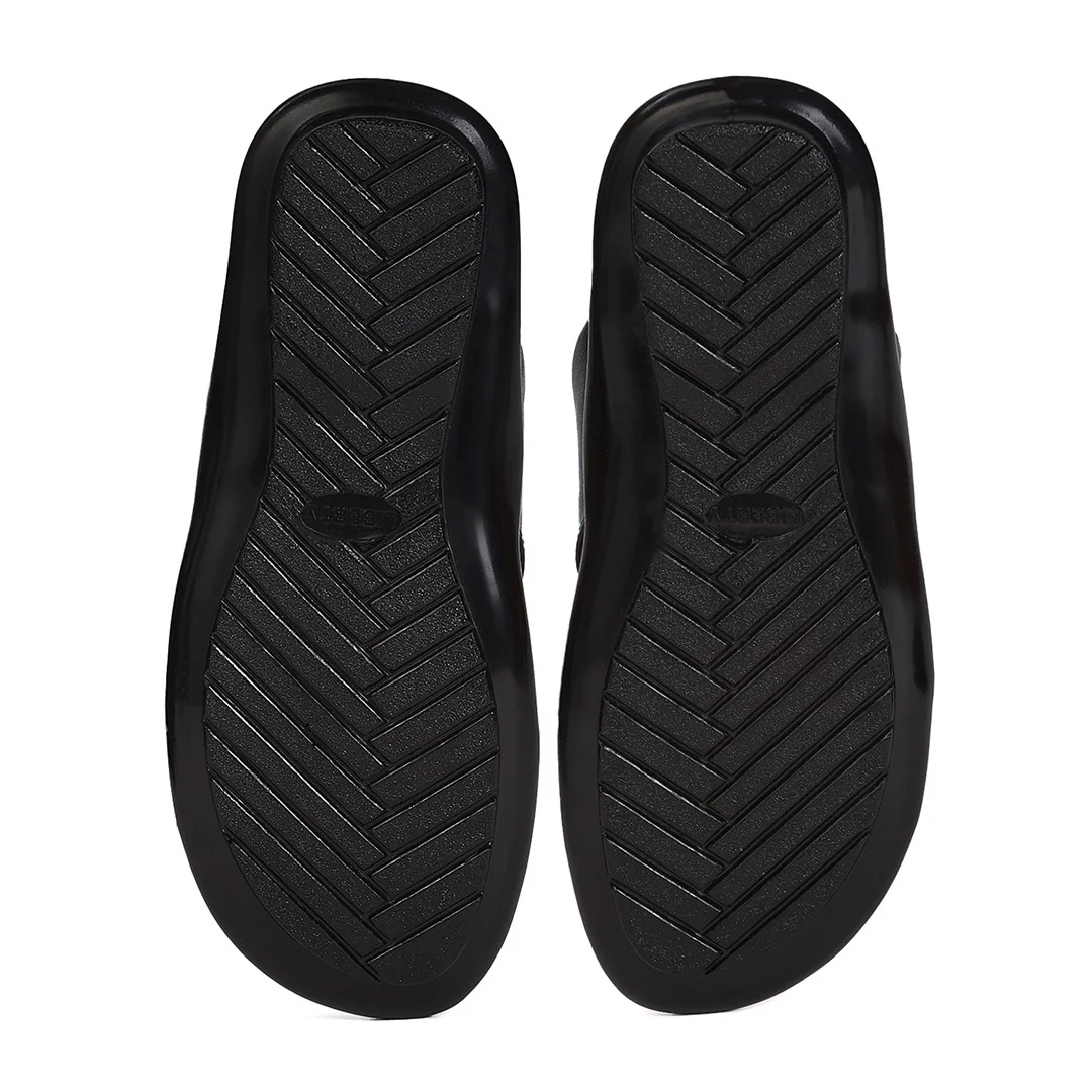 Coolers COOL99-803 Black Formal Slip on Slippers for Men by Liberty - Image 7