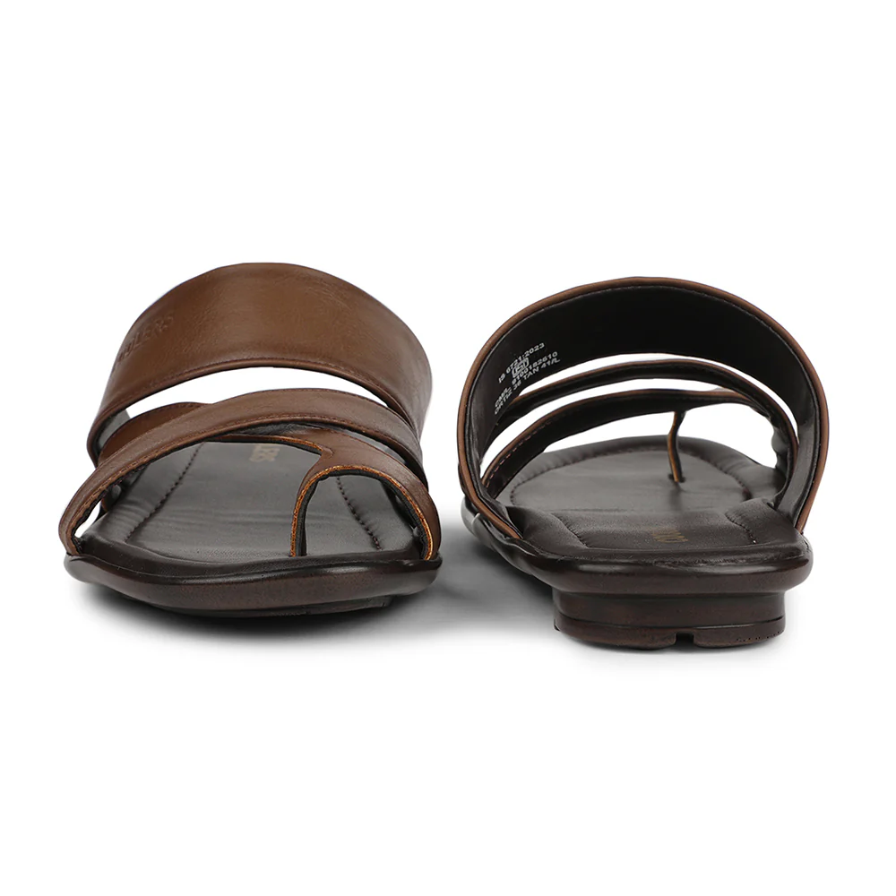 Coolers Tan Casual Slipper For Men ORTIZ-36 By Liberty - Image 6