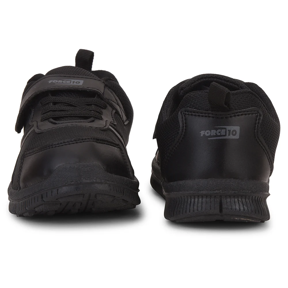 Force 10 Black Non-Lacing Uniform School Shoes For Kids TIGER By Liberty - Image 7