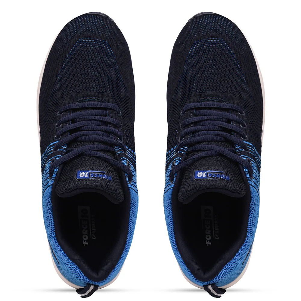 Force 10 By Liberty Blue Sports Running Shoes For Men (PERTH-1 ) - Image 6