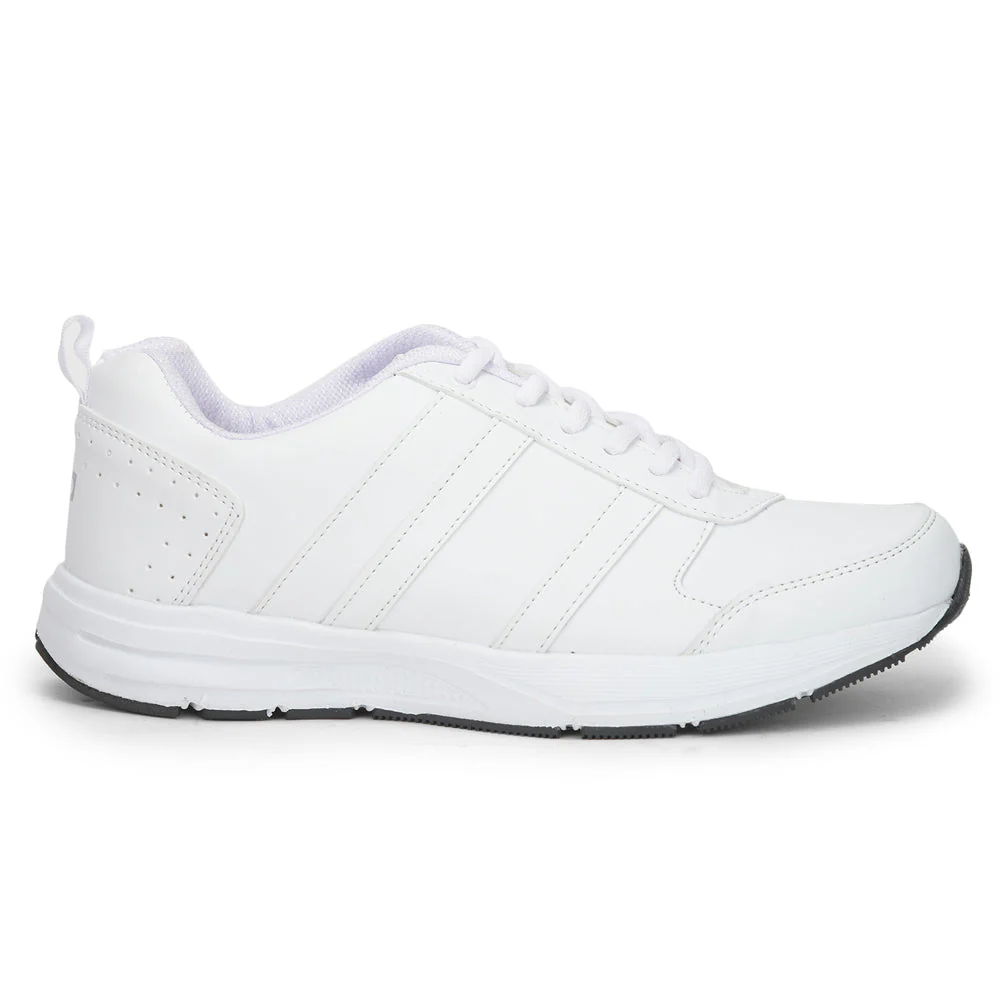Force 10 By Liberty FORCE-8 Sports Lace Up Running Shoes Men - WHITE - Image 2