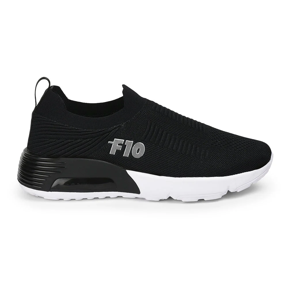 Force 10 By Liberty Men AIRTEK-1 Black Sports Non Lacing Shoes - Image 2
